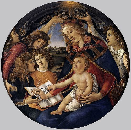 BOTTICELLI, Sandro - Madonna of the Magnificat (Madonna