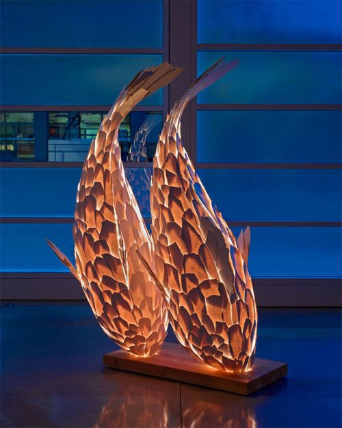 itscolossal: Fish Lamps by Frank Gehry