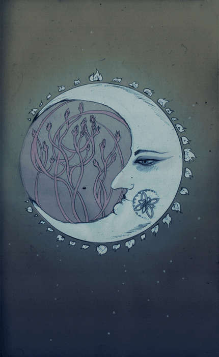 The mystic moon.