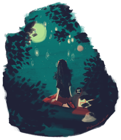 jellyflavoured: midnight excursions before bed 20 min speed paint P: