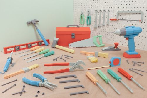 thingsorganizedneatly: SUBMISSION: A toolboxÂ entirely made out of paper. More at REVERBERE | Midnight Design