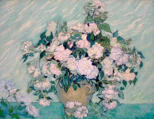 wryer: White Roses, Vincent Van Gogh (1890)