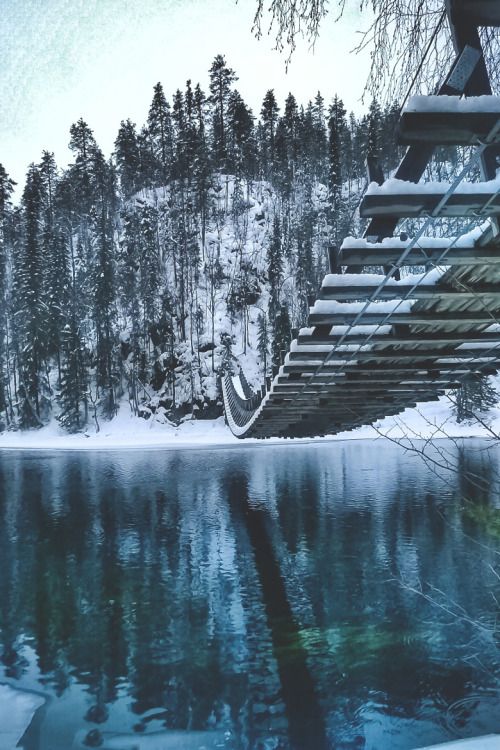 visualechoess: Suspension Bridge by:Â Markku Oravainen