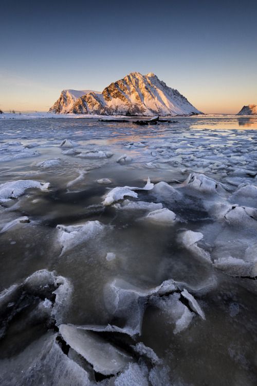 500pxpopular: Lofoten ice by michaelnebuloni