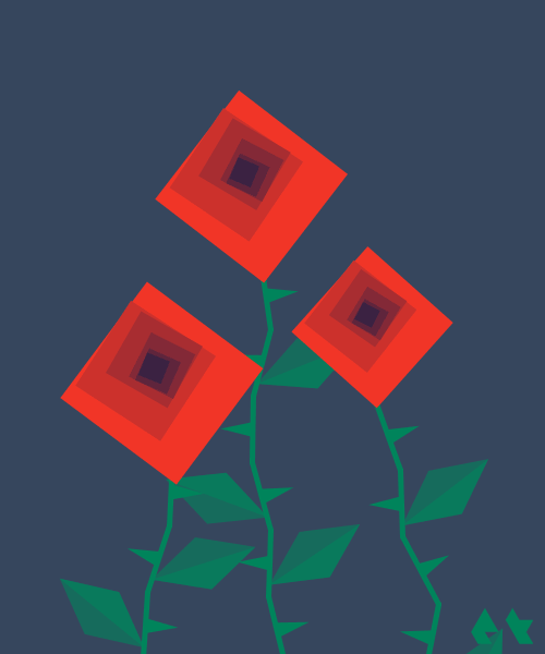 etall: Thinking about flowers &amp; shapes.