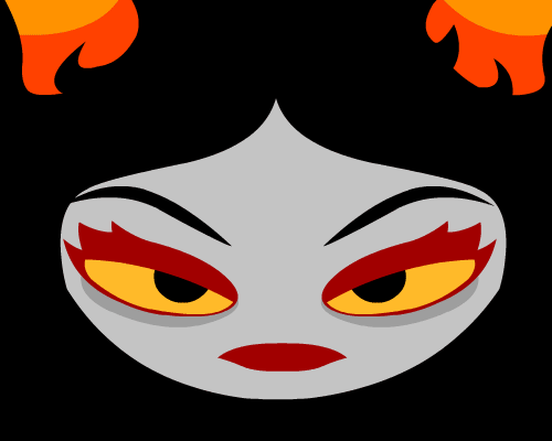 pineapplestuck: bardofpizza: Got bored and traced Aradia in Flash then made her look displeased with the droopy eyelids and such :3 YO THAT IS MORE THAN JUST A DISPLEASED ARADIA @tumb.epicks.item.349106576878816.ws