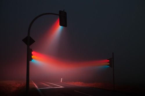 oszt: Â  Â  Â  Â iraffiruse: Long exposure, 3 traffic lights in the fog. damn this just this fukn does it for me this is gorgeous @tumb.epicks.item.253483137396902.ws
