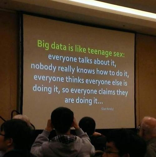 Big data is like teenage sex
big-data-sex.jpg [Computers and Technology]

File Size (KB): 35.58 KB
Last Modified: November 26 2021 17:26:39
