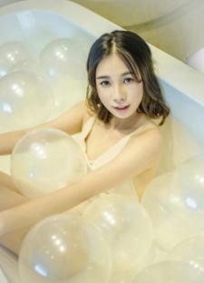 浴缸内的湿身气球软妹清甜迷人  [1/6p] 性感 妹子 Sexy Girls
