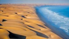 Namib Desert at the Atlantic Ocean in Africa (© Robert Harding World Imagery/Offset) Bing Everyday Wallpaper 2016-11-16