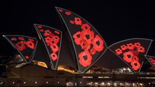 Poppies projected on the Sydney Opera House sails to mark Remembrance Day (© James D. Morgan/Getty Images) Bing Everyday Wallpaper 2020-11-11
/tmp/UploadBeta7a0gy5 [Bing Everyday Wall Paper 2020-11-11] url = http://www.bing.com/th?id=OHR.PoppiesOperaHouse_EN-AU0183836795_1920x1080.jpg

File Size (KB): 318.21 KB
Last Modified: November 26 2021 18:37:34
