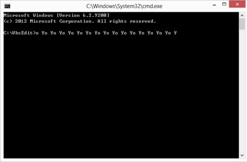VBScript Typewriter Machine
vbscript-wscript.shell.wsh-yo.jpg [Computers and Technology]

File Size (KB): 17.03 KB
Last Modified: November 26 2021 18:39:54
