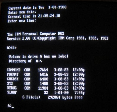 Dos 2.0 Operation System Console Screen
dos20.jpg [Computers and Technology]

File Size (KB): 398.47 KB
Last Modified: November 26 2021 18:39:54

