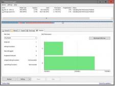 Defrag measures disk performance between regular HDD and Storage Space