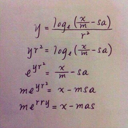 Merry Christmas in Math
merry-christmas-math.jpg [Pretty Girls Beauties]

File Size (KB): 40.21 KB
Last Modified: November 26 2021 18:31:02
