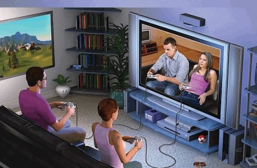 retronator: Is this The Sims 4 or the start of reality gaming? Both? Seriously, what would be the equivalent of reality TV in gaming?