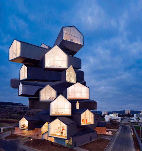 dezeen: Architecture AnimÃ©e presents shape-shiftingÂ buildings with animated gifs
