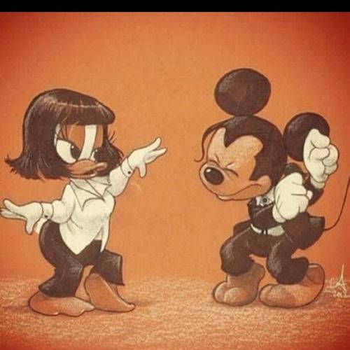 pulpfictionfun: #Mickeymouse #pulpfiction by dolly_paz http://ift.tt/1D4Ev1W