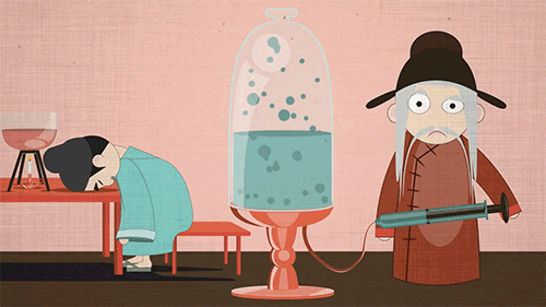 teded: Head banging. Bubbles. Chemistry! From the TED-Ed LessonÂ The deadly irony of gunpowder - Eric Rosado Animation byÂ Zedem Media