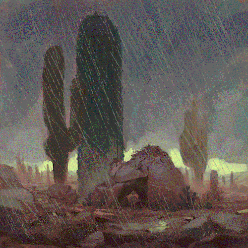 tinyteepee: The cactus god makes sure every cactus refill with water before the long season of heat Arnaud Tribout