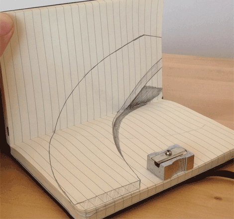 pencilfury: Miniature Kitty Slide!