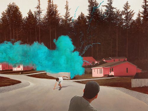 exhibition-ism: Sstrange and surreal oil paintings.Â 