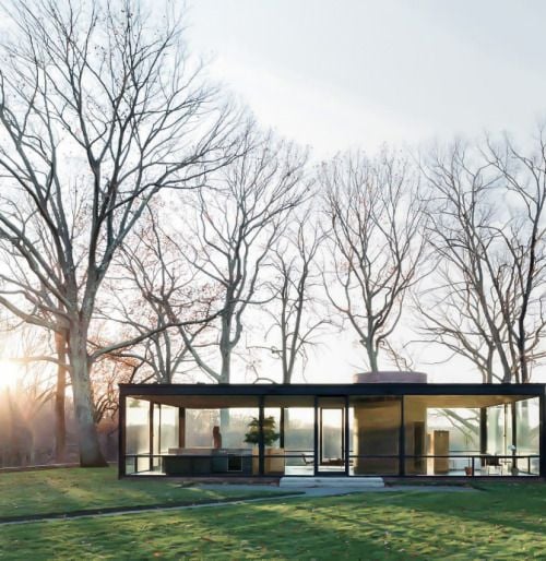 scandinaviancollectors: PHILIP JOHNSON, The Glass House, 1949, New Canaan, Connecticut. / T-Magazine