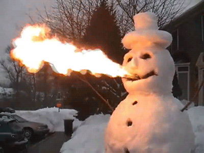 tom-fuckery: Frosty the snowman Was a demon sent from hell