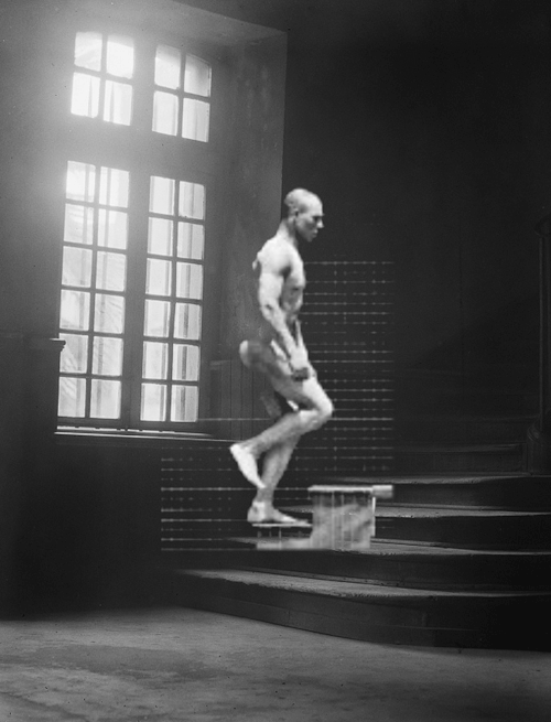 billdomonkos: GIF: Bill Domonkos, 2014Â (Photo: Arnold Genthe, c1923) (Man Ascending Stairs by Eadweard Muybridge)