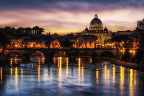 500pxpopular: Saint Peters Basilica Sunset by AaronChoiPhoto
