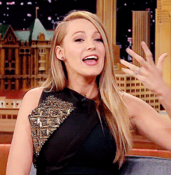 Blake Lively on The Tonight Show Starring Jimmy Fallon.