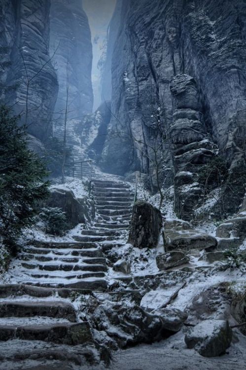 lori-rocks: Emperorâs Corridor, Prachov Rocks, Czech Republic by Steve Coleman