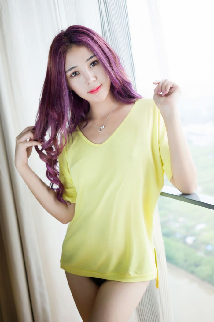 高颜值嫩模Candi紫发飘飘巨臀很翘(图4), leeDlX [性感 妹子 Sexy Girls] url = http://7su.me/wp-content/uploads/zngirls/2016/08/29/20160829998.jpg
