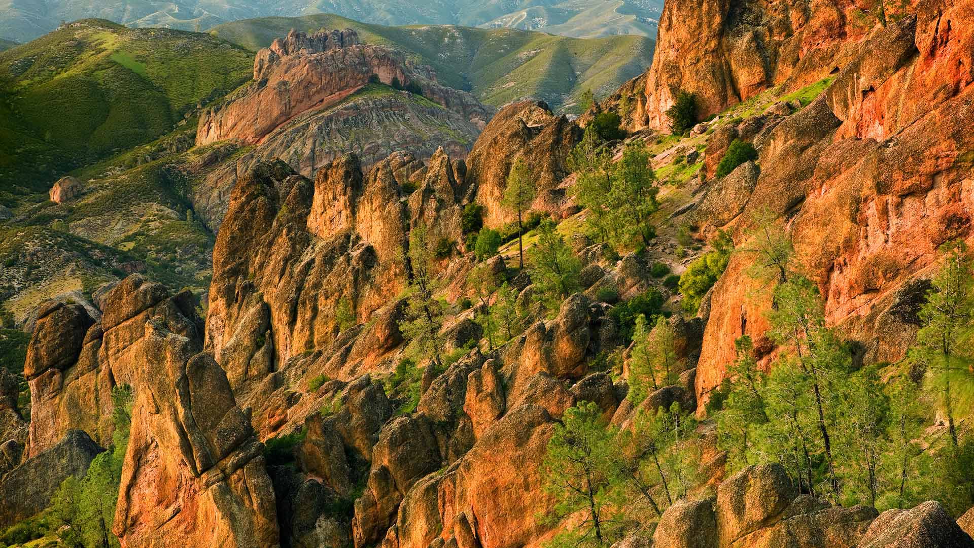 Volcanic slopes in Pinnacles National Park, California (© Don Smith/Getty Images) Bing Everyday Wallpaper 2016-09-24, EXaSp1 [Bing Everyday Wall Paper 2016-09-24] url = http://www.bing.com/az/hprichbg/rb/PinnaclesNP_EN-US9368023813_1920x1080.jpg
