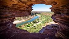 Nature's Window at Kalbarri National Park, Western Australia (© Andrew Bertuleit/Getty Images) Bing Everyday Wallpaper 2016-10-18