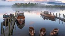 Boats on Derwentwater in the Lake District National Park, Cumbria (© Adam Burton/AWL Images/Getty Images) Bing Everyday Wallpaper 2016-10-27