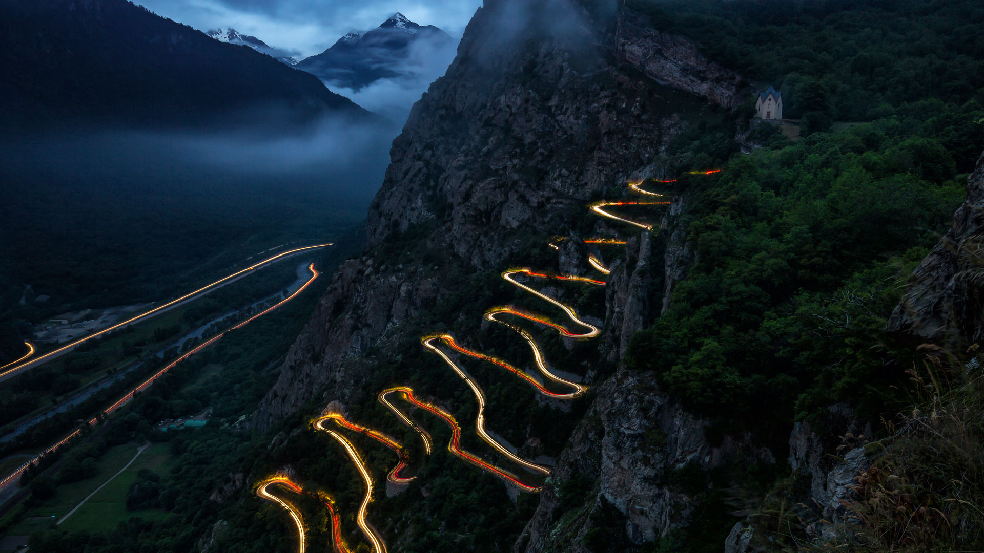 Mountain road illuminated by headlights, Lacets De Montvernier, France (© Olha Rohulya/500px) Bing Everyday Wallpaper 2017-05-03, vUBr13 [Bing Everyday Wall Paper 2017-05-03] url = http://www.bing.com/az/hprichbg/rb/LacetsMontvernier_ROW9287513938_1920x1080.jpg