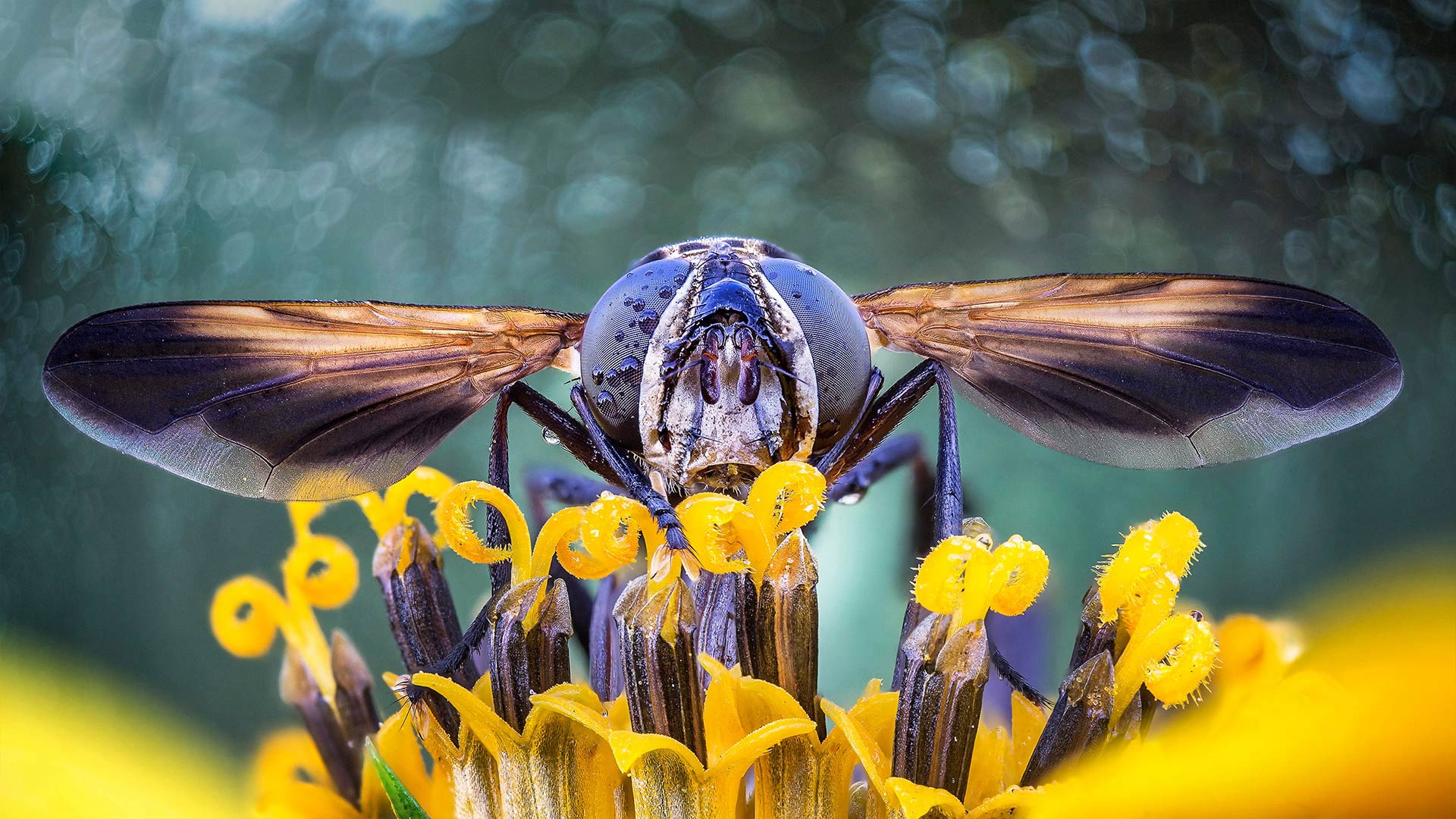 Close-up of a fly on flower stamens (© Alberto Ghizzi Panizza/Getty Images) Bing Everyday Wallpaper 2017-07-21, ge35F8 [Bing Everyday Wall Paper 2017-07-21] url = http://www.bing.com/az/hprichbg/rb/FlowerFly_EN-GB16170430882_1920x1080.jpg