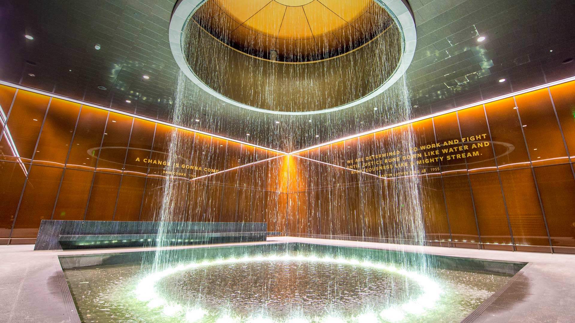 Contemplative Court fountain at the National Museum of African American History and Culture, Washington, DC (© Edwin Remsberg/Alamy) Bing Everyday Wallpaper 2018-02-13, uZ4VNw [Bing Everyday Wall Paper 2018-02-13] url = http://www.bing.com/az/hprichbg/rb/ContemplativeCourt_EN-US9045302820_1920x1080.jpg
