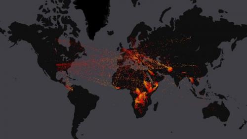 2000年到2016年间全球难民的流动情况 (© Map visualization: Records from UNHCR/EarthTime visualization by Carnegie Mellon CREATE Lab) Bing Everyday Wallpaper 2018-06-20
/tmp/UploadBetaqyBEso [Bing Everyday Wall Paper 2018-06-20] url = http://www.bing.com/az/hprichbg/rb/WorldRefugeeDay_ZH-CN5421237644_1920x1080.jpg

File Size (KB): 206.07 KB
Last Modified: November 26 2021 18:35:54
