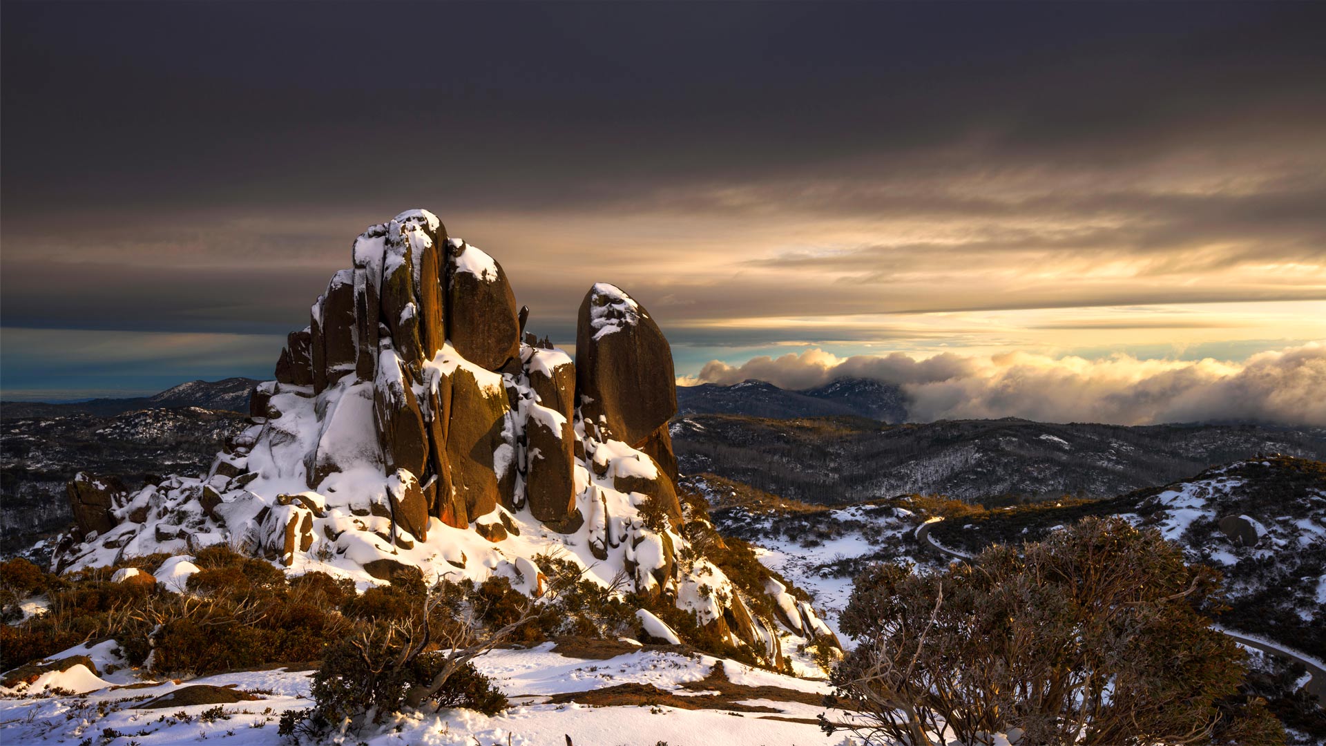 The Cathedral on a stormy morning, Mount Buffalo, Australia (© Ilya Genkin/Alamy) Bing Everyday Wallpaper 2019-07-25, ozX1ii [Bing Everyday Wall Paper 2019-07-25] url = http://www.bing.com/th?id=OHR.CathedralMountBuffalo_EN-AU4938767703_1920x1080.jpg