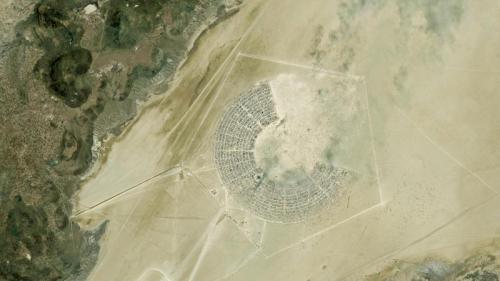 Satellite image of the Burning Man Festival in Black Rock City, Nevada (© DigitalGlobe/ScapeWare3d/Getty Images) Bing Everyday Wallpaper 2019-08-25
/tmp/UploadBetaaMWL9O [Bing Everyday Wall Paper 2019-08-25] url = http://www.bing.com/th?id=OHR.BlackRockCity_EN-AU9563331143_1920x1080.jpg

File Size (KB): 329.08 KB
Last Modified: November 26 2021 18:39:02
