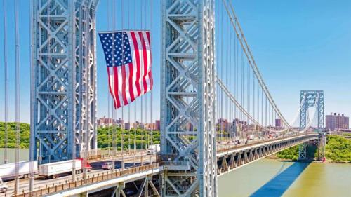 The George Washington Bridge displays the American flag in honor of Flag Day, June 14, 2016, Fort Lee, New Jersey (© Robert D. Barnes/Getty Images) Bing Everyday Wallpaper 2021-06-15
/tmp/UploadBetas578yt [Bing Everyday Wall Paper 2021-06-15] url = http://www.bing.com/th?id=OHR.LargestFlag_EN-US9248418324_1920x1080.jpg

File Size (KB): 331.63 KB
Last Modified: November 26 2021 18:34:27
