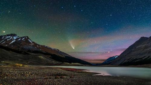 划过湖面上空的新智彗星，加拿大贾斯珀国家公园 (© Stocktrek Images, Inc./Alamy) Bing Everyday Wallpaper 2021-10-22
/tmp/UploadBetatLmZAS [Bing Everyday Wall Paper 2021-10-22] url = http://www.bing.com/th?id=OHR.Neowise_ZH-CN1308687945_1920x1080.jpg

File Size (KB): 329.7 KB
Last Modified: November 26 2021 18:33:51

