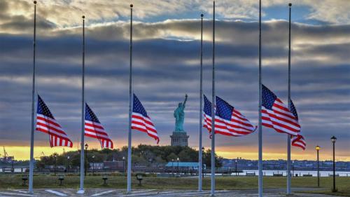 Statue of Liberty seen behind US flags at half-staff for the anniversary of September 11 in 2014, New York City (© Adam Parent/Shutterstock) Bing Everyday Wallpaper 2022-09-12
/tmp/UploadBetanD5tFA [Bing Everyday Wall Paper 2022-09-12] url = http://www.bing.com/th?id=OHR.SOLHalfStaff_EN-US6710129226_1920x1080.jpg

File Size (KB): 336.13 KB
Last Modified: September 12 2022 00:00:01
