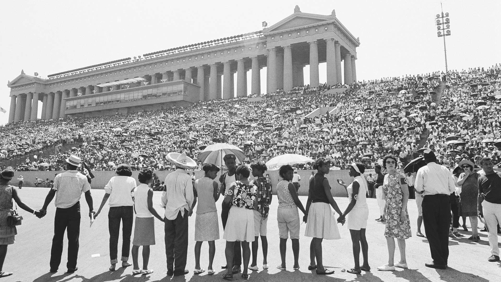 Freedom Sunday rally, Soldier Field, Chicago, Illinois, July 10, 1966 (© Bettmann/Getty Images) Bing Everyday Wallpaper 2023-02-23, xAZvJi [Bing Everyday Wall Paper 2023-02-23] url = http://www.bing.com/th?id=OHR.FreedomRallyChi_EN-US2565810173_1920x1080.jpg