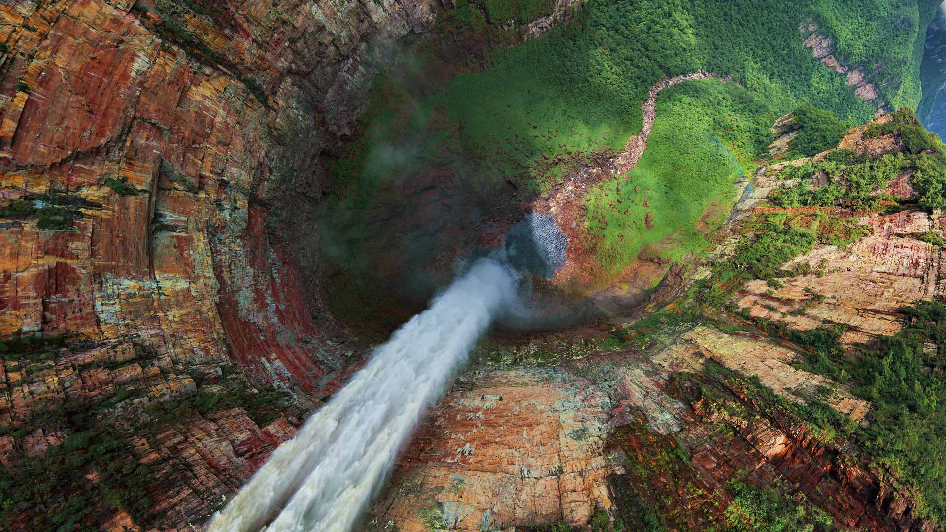 丘伦梅鲁瀑布鸟瞰图，委内瑞拉 (© AirPano LLC/Amazing Aerial Agency) Bing Everyday Wallpaper 2024-04-11, fsuFts [Bing Everyday Wall Paper 2024-04-11] url = http://www.bing.com/th?id=OHR.DragonWaterfall_ZH-CN9580105565_1920x1080.jpg