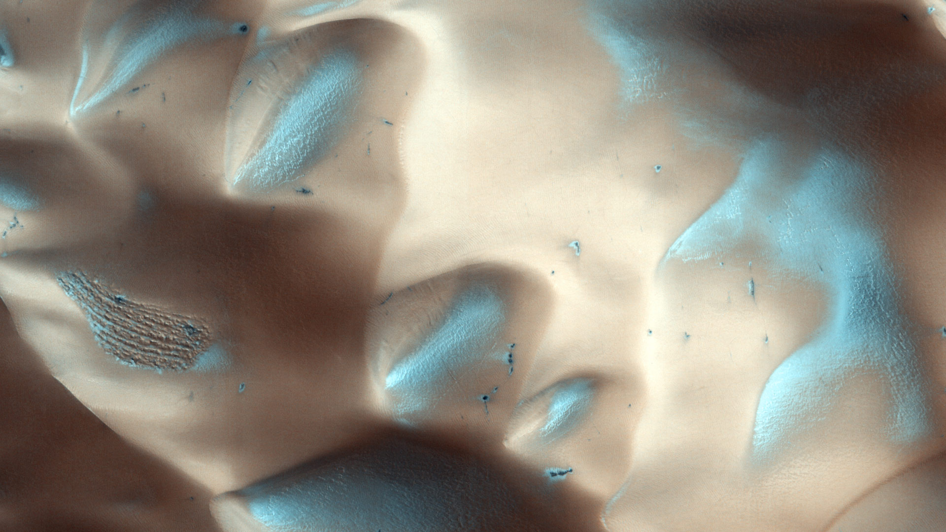Frost-covered dunes on the surface of Mars (© NASA/JPL-Caltech/UArizona) Bing Everyday Wallpaper 2024-10-18, LVHtcz [Bing Everyday Wall Paper 2024-10-18] url = http://www.bing.com/th?id=OHR.MarsDunes_EN-US3465209450_1920x1080.jpg