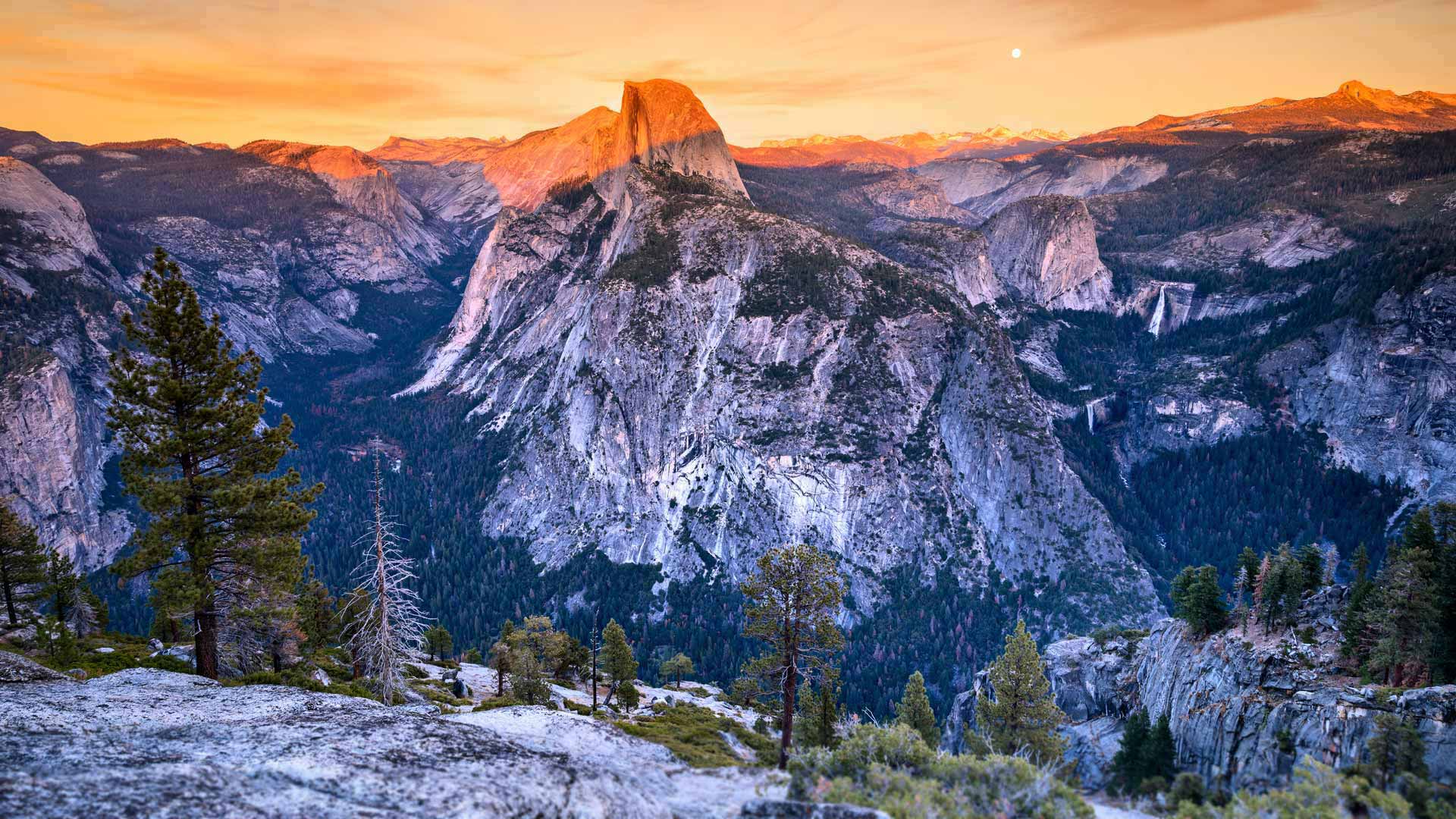 Alpenglow on Half Dome, Yosemite National Park, California (© Matthew Kuhns/TANDEM Stills + Motion) Bing Everyday Wallpaper 2025-02-21, 6HuTCH [Bing Everyday Wall Paper 2025-02-21] url = http://www.bing.com/th?id=OHR.AdamsYosemite_EN-US7924059397_1920x1080.jpg