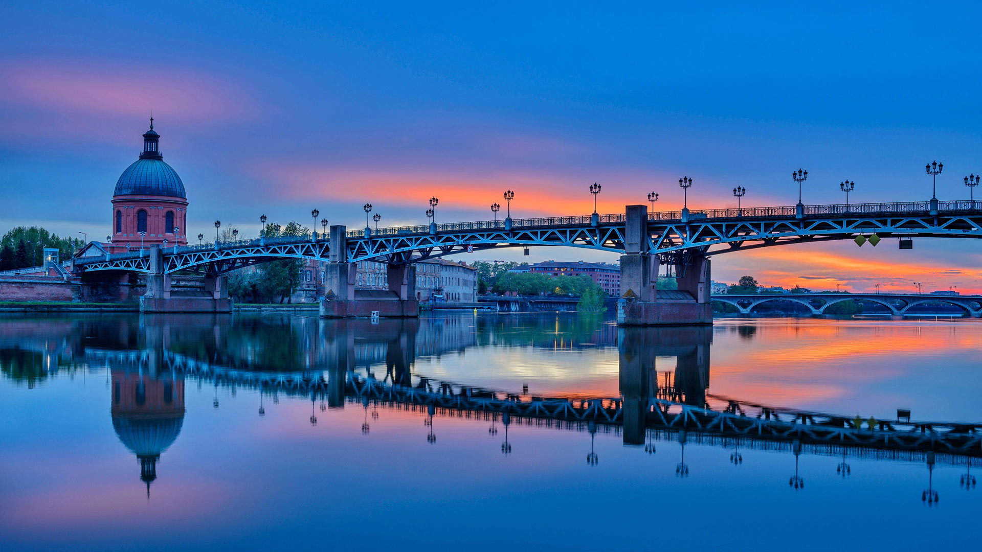 Pont St-Pierre across the Garonne River, Toulouse, France (© Image Professionals GmbH/Alamy) Bing Everyday Wallpaper 2025-05-19, Fg3uP7 [Bing Everyday Wall Paper 2025-05-19] url = http://www.bing.com/th?id=OHR.ToulouseBridge_ROW0275769873_1920x1080.jpg